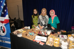 Embassy of Indonesia showcasing their popular desserts