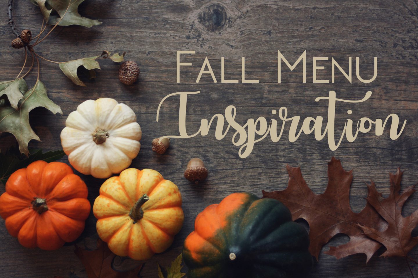 The perfect fall menu for your next dinner party!